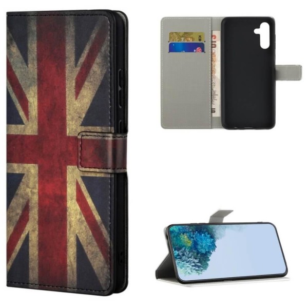 Lompakkokotelo Samsung Galaxy A54 - Iso-Britannian Lippu