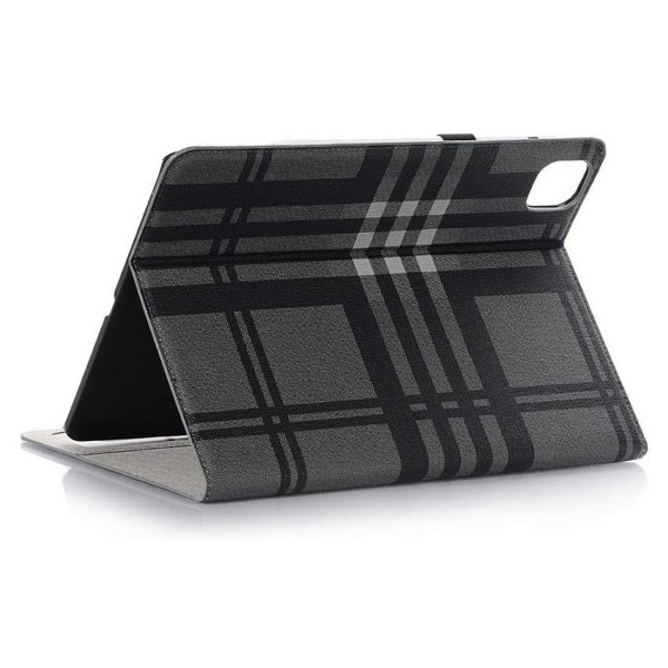 Plånboksfodral iPad Pro 11" (2020) - Rutmönster, 3 Färger Svart