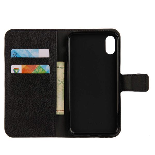 Plånboksfodral iPhone XS Max - Svart Black