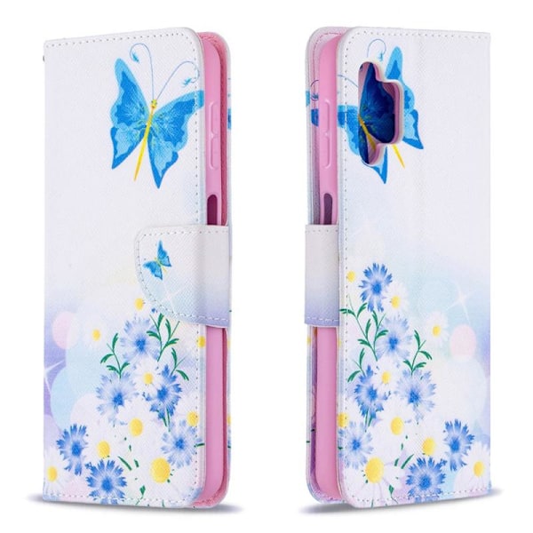 Plånboksfodral Samsung Galaxy A32 5G – Fjärilar och Blommor