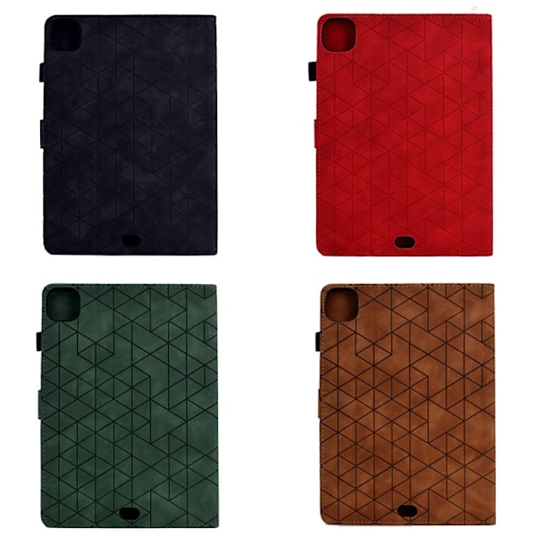 Fodral iPad Air (2024) M2 Trianglar - 4 Färger Svart