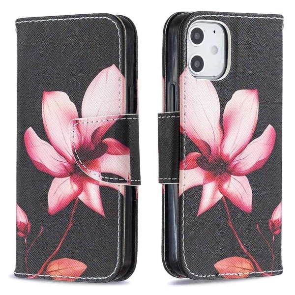 Plånboksfodral Apple iPhone 12 Mini – Rosa Blomma