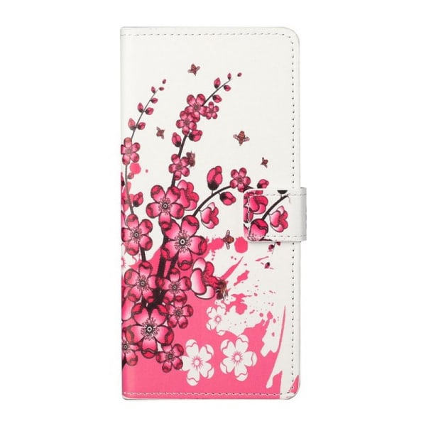 Lompakkokotelo Samsung Galaxy S21 Plus - Kirsikankukat