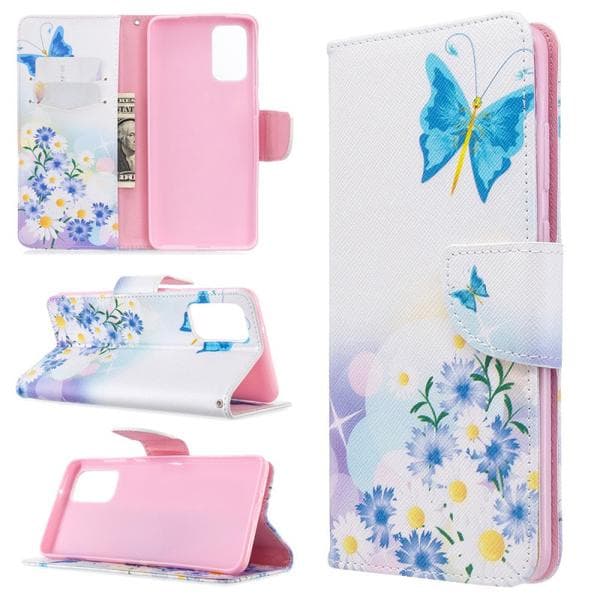Plånboksfodral Samsung Galaxy S20 Plus – Fjärilar och Blommor