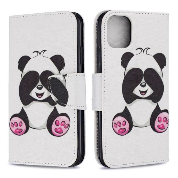 Lompakkokotelo iPhone 13 Mini - Panda