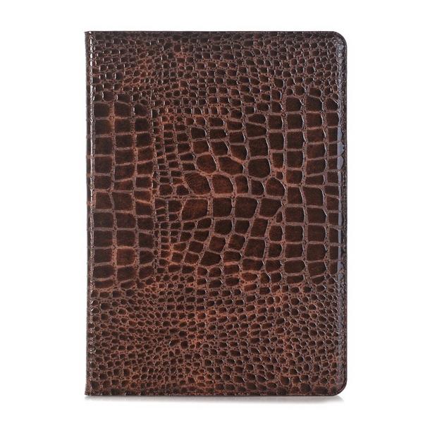 Plånboksfodral iPad Air (2019) 10.5" - Krokodilmönster, 7 färger Brun