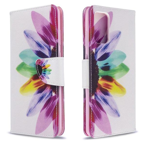 Plånboksfodral Samsung Galaxy S20 Plus – Färgglad Blomma