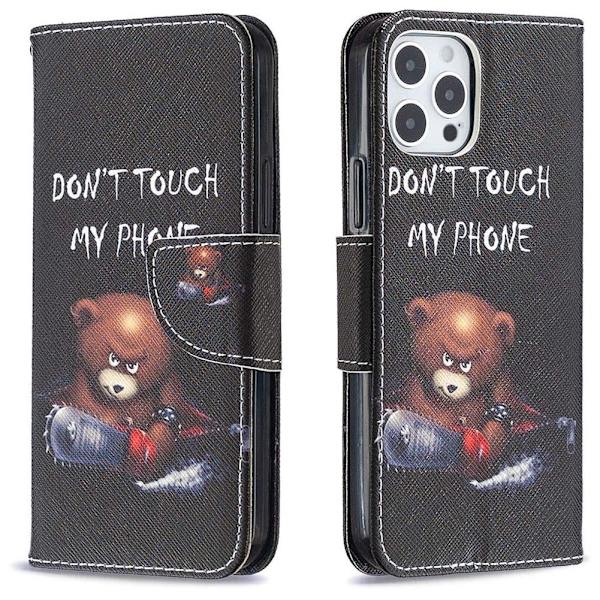 Lompakkokotelo iPhone 15 Pro - Don't Touch My Phone