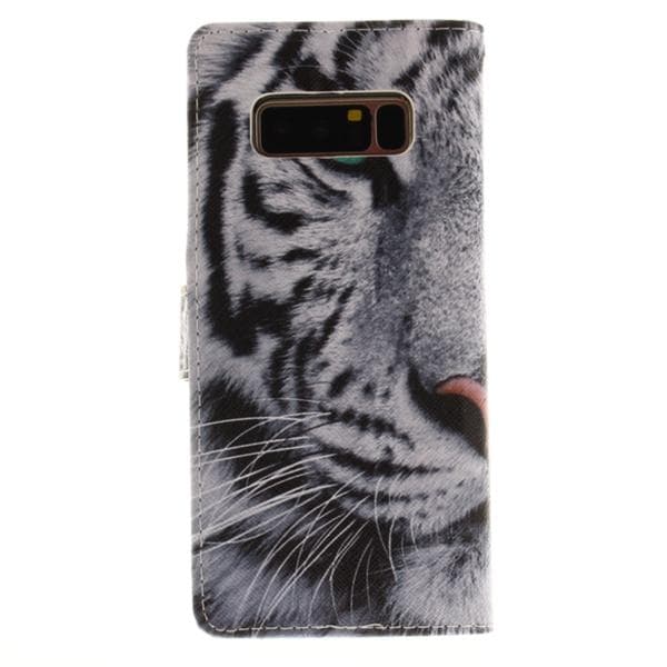 Plånboksfodral Samsung Galaxy Note 8 – Vit Tiger