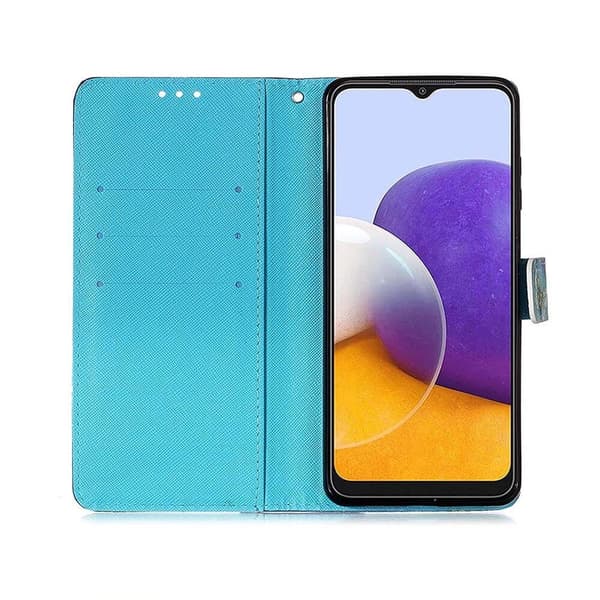 Plånboksfodral Samsung Galaxy A22 5G – Drömfångare Himmel