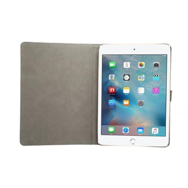 Mocka/Läderfodral iPad 9,7" (2017/2018) - Retro, 4 Färger Mörkbrun