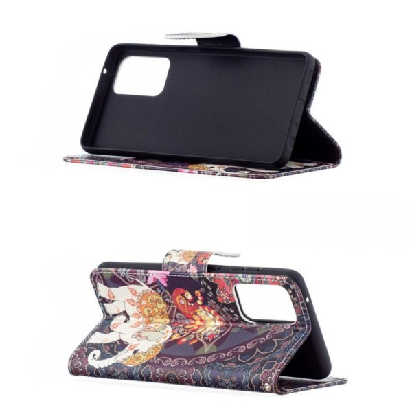 Lompakkokotelo Samsung Galaxy A52 / A52s - Intialainen / Elefantti