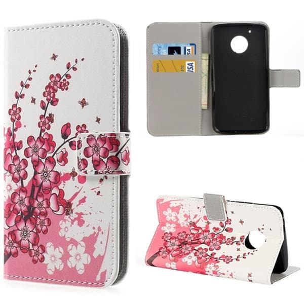 Plånboksfodral Moto G5 Plus - Körsbärsblommor