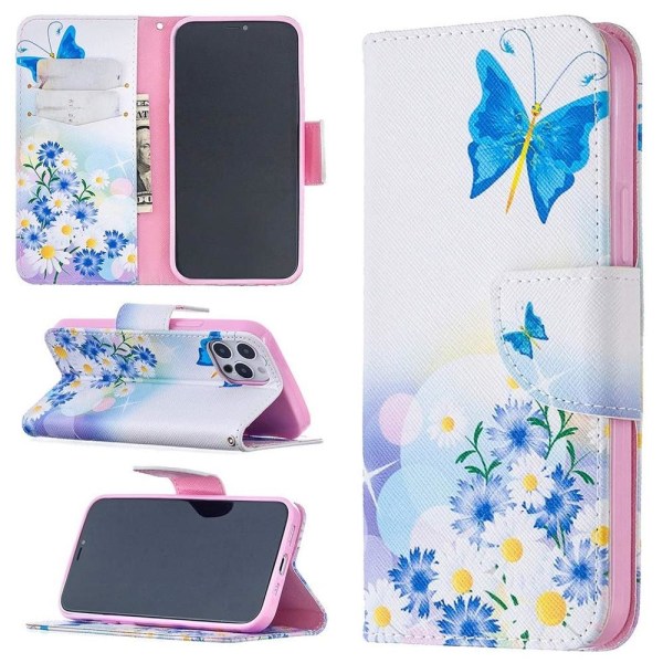 Plånboksfodral Apple iPhone 12 Pro – Fjärilar och Blommor