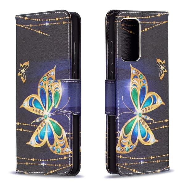 Plånboksfodral Samsung Galaxy A33 – Guldfjäril
