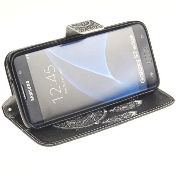 Plånboksfodral Samsung Galaxy S7 Edge – Drömfångare/Dreamcatcher