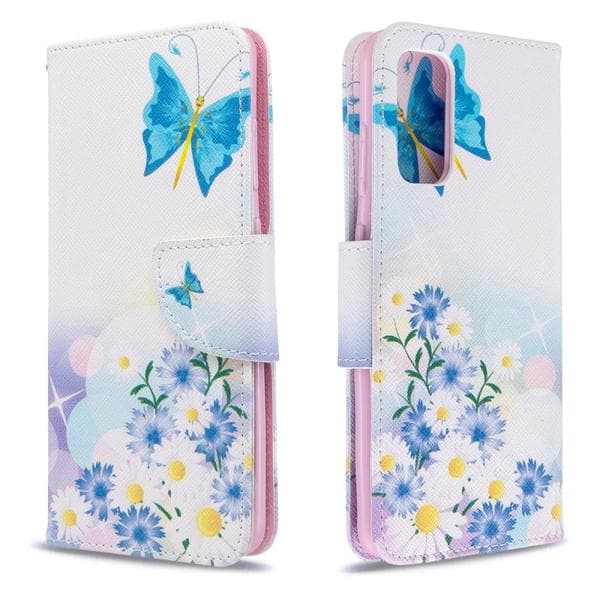 Plånboksfodral Samsung Galaxy S20 – Fjärilar och Blommor