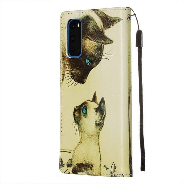 Lompakkokotelo Samsung Galaxy A02s - Kissat