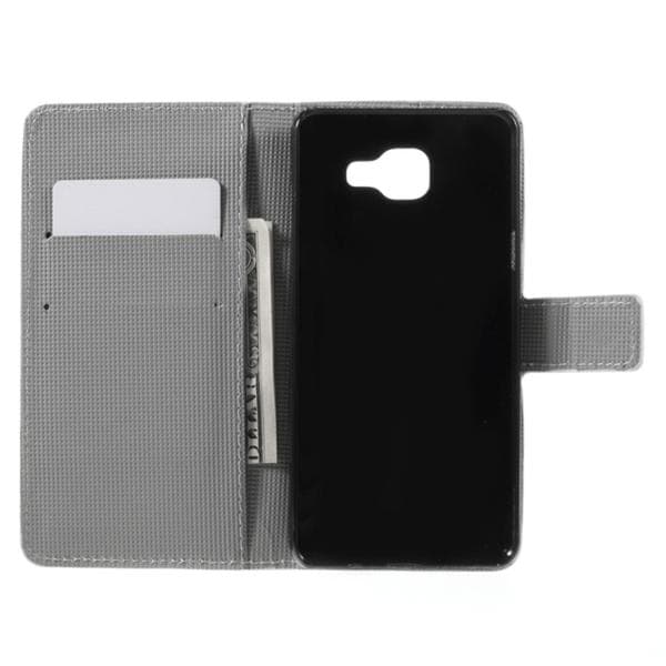 Plånboksfodral Samsung Galaxy A5 (2016) - Vit med Fjärilar
