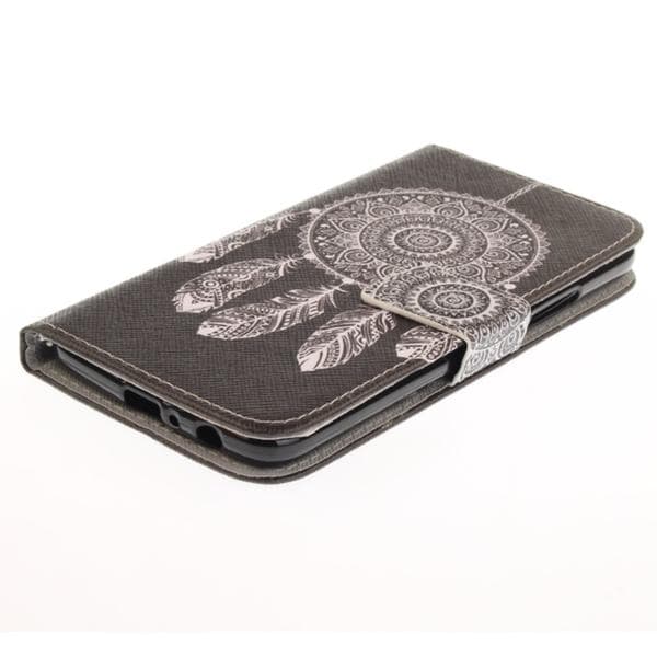 Plånboksfodral Moto G5 Plus – Drömfångare Svart / Dreamcatcher