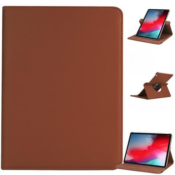 Läderfodral iPad Pro 11" (2018) Roterande 360° - 11 Färger Brun