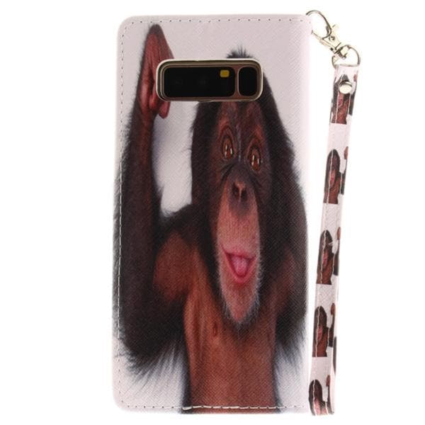 Plånboksfodral Samsung Galaxy Note 8 – Schimpans