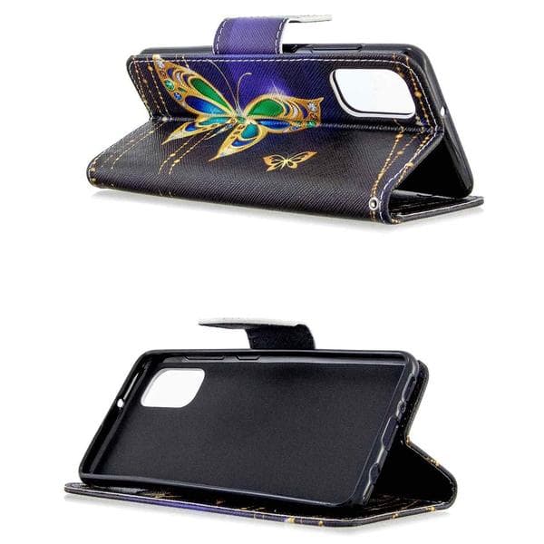 Plånboksfodral Samsung Galaxy A71 – Guldfjäril