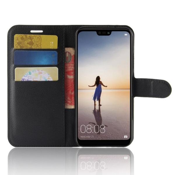 Plånboksfodral Huawei P20 Lite - Svart Black