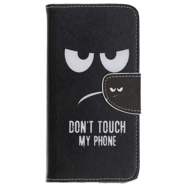 Lompakkokotelo iPhone 14 Plus - Don’t Touch My Phone