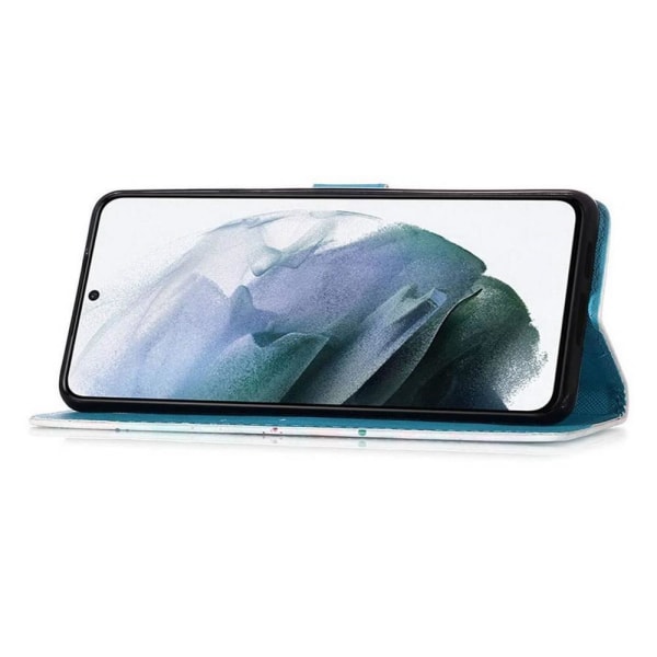 Lompakkokotelo Samsung Galaxy S21 - Koristeellinen Pöllö