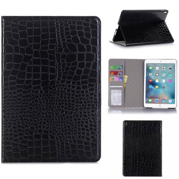 Plånboksfodral iPad Pro 10,5" (2017) Krokodilmönster - 5 Färger Brun