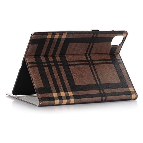 Fodral iPad Air 13" (2025) Rutmönster - Brun