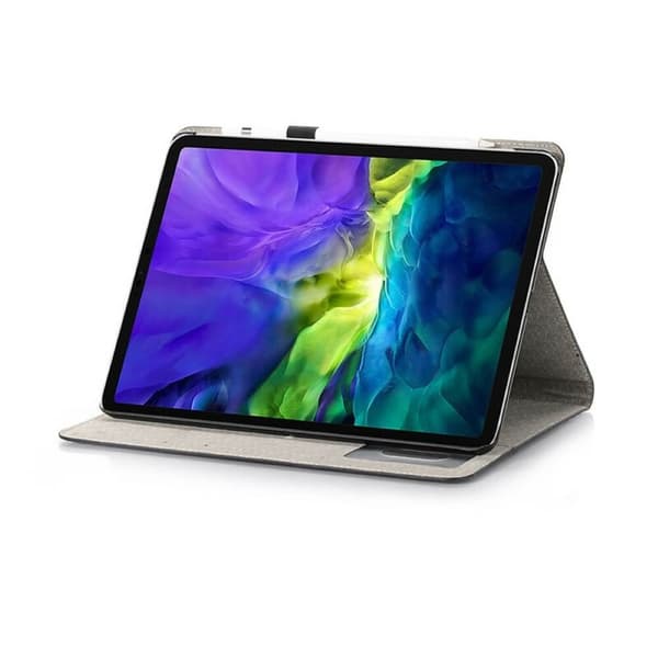 Plånboksfodral iPad Pro 11" (2020) Krokodilmönster Svart