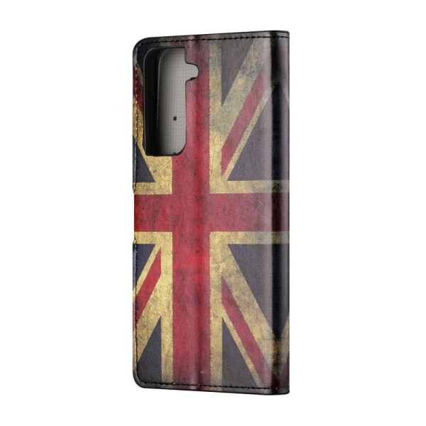 Lompakkokotelo Samsung Galaxy S21 FE - Iso-Britannian Lippu