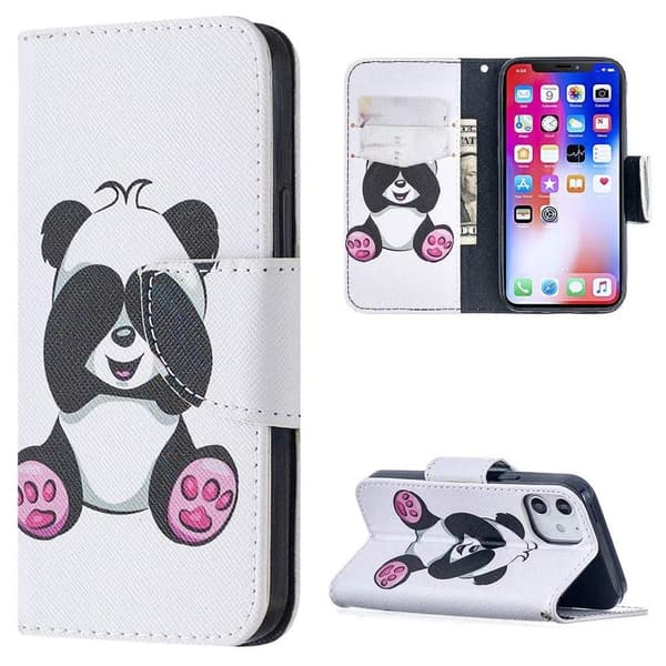 Plånboksfodral Apple iPhone 12 Mini - Panda