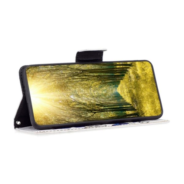 Lompakkokotelo Samsung Galaxy S24 Plus - Siniset Ja Valkoiset Perhoset