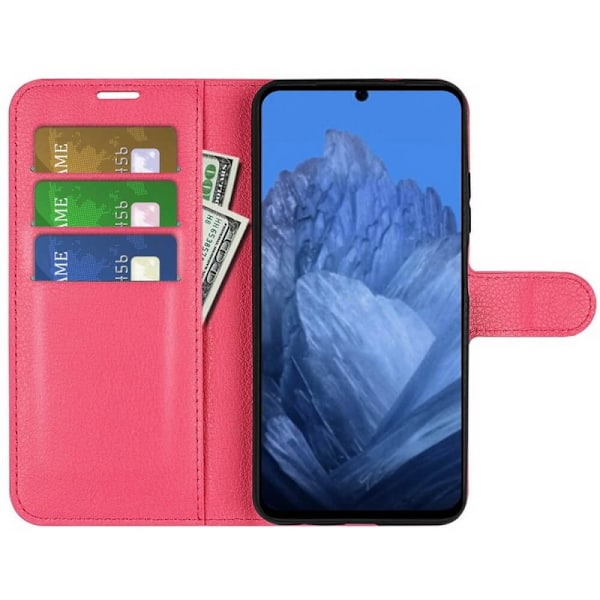 Plånboksfodral Google Pixel 9 Pro XL - Rosa Rosa (Mörk)