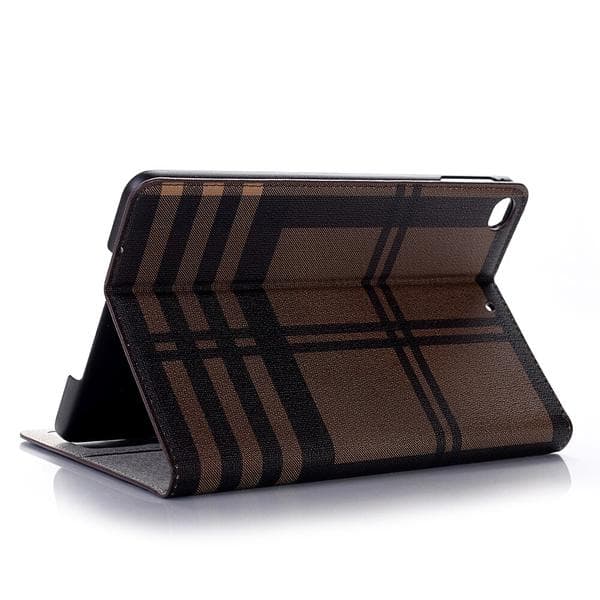 Plånboksfodral iPad Mini 5 (2019) - Rutmönster, 3 Färger Beige