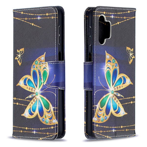 Lompakkokotelo Samsung Galaxy A13 (5G) - Kultainen Perhonen