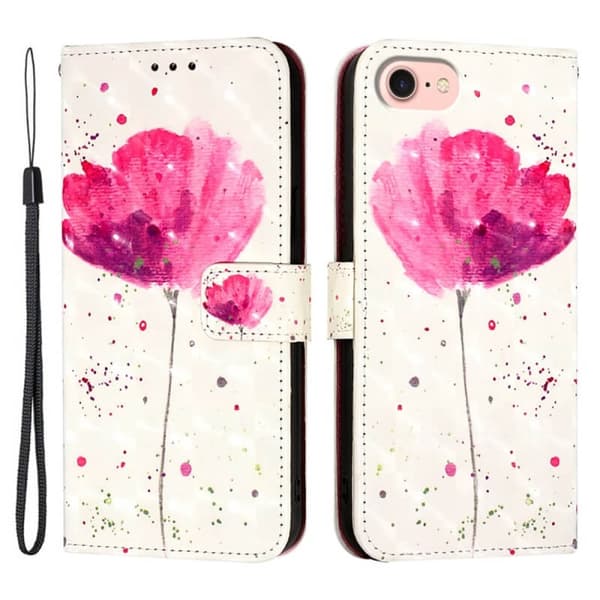 Plånboksfodral Apple iPhone 17e - Rosa Blomma