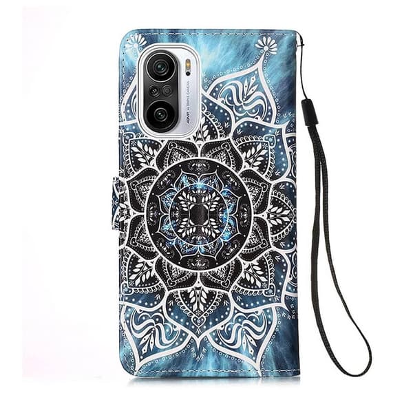 Plånboksfodral Xiaomi Mi 11i - Blå Mandala
