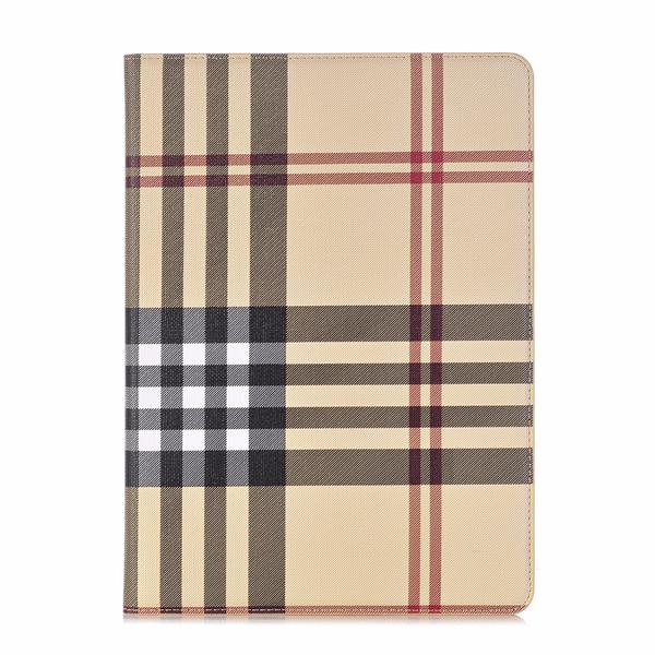 Plånboksfodral iPad Pro 11 (2018) - Rutmönster, 3 Färger Brun