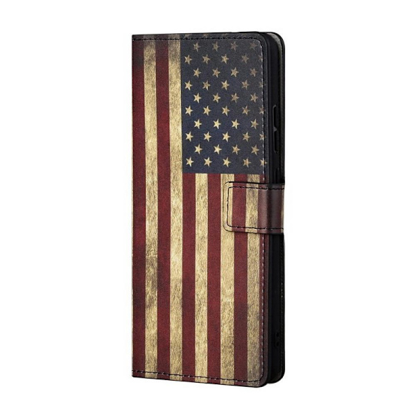 Plånboksfodral Samsung Galaxy S22 Plus - Flagga USA