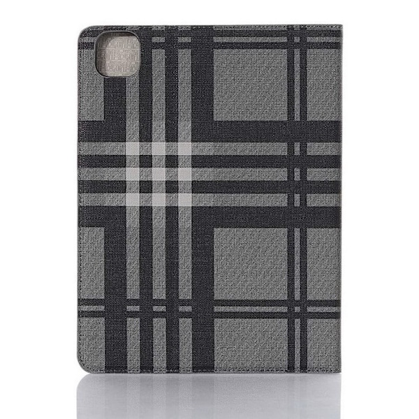 Fodral iPad Pro 12,9" (2021-2022) Rutmönster - Svart Svart