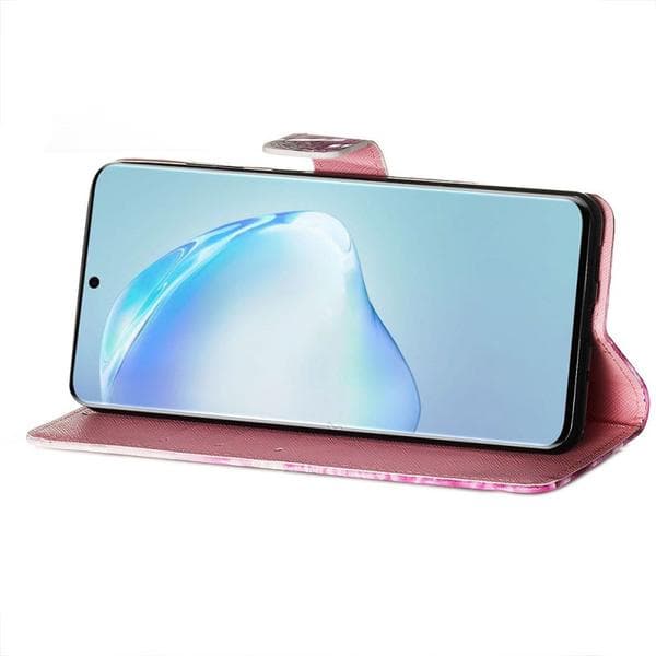 Plånboksfodral Samsung Galaxy S20 Plus – Rosa Blomma