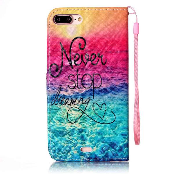 Plånboksfodral Apple iPhone 7 Plus – Never Stop Dreaming
