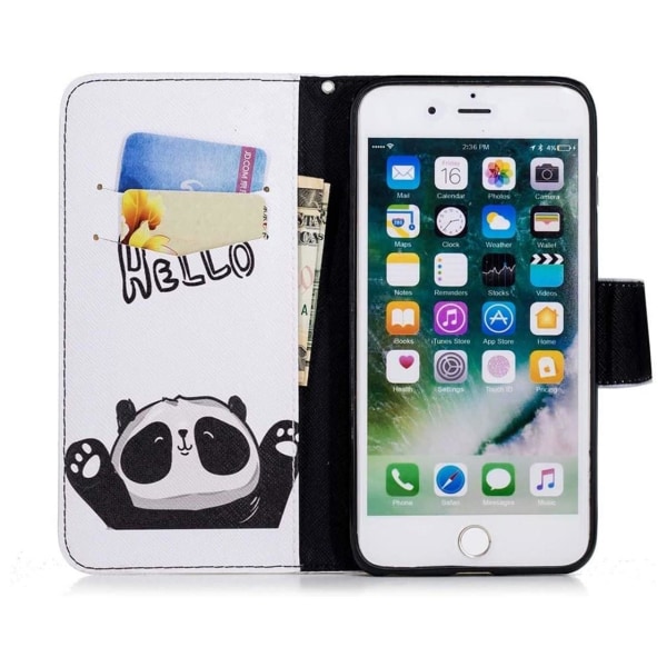 Plånboksfodral Apple iPhone 7 Plus – Hello Panda
