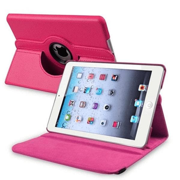 Fodral Apple iPad Mini 1, 2, 3 - Roterande 360 - 11 Färger Rosa (Ljus)