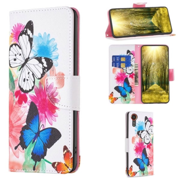 Plånboksfodral Samsung Galaxy XCover 7 - Färgglada Fjärilar