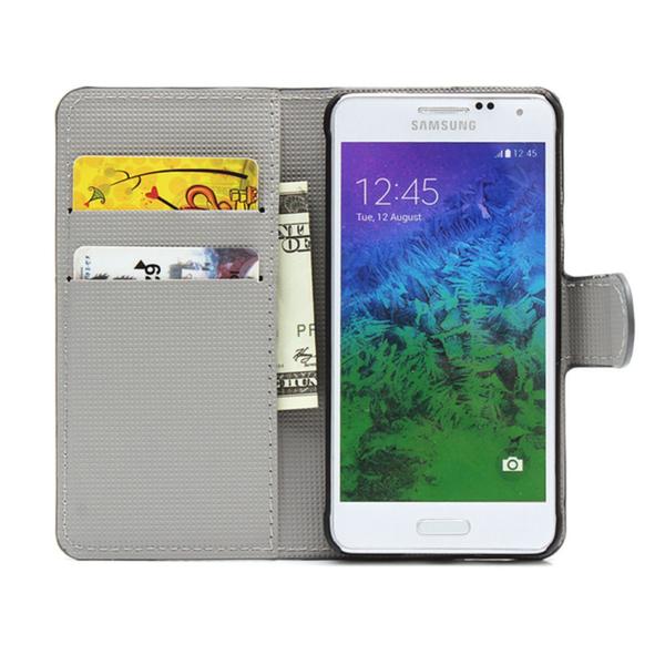 Plånboksfodral Samsung Galaxy Alpha (G850F) - Zebra
